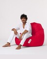 Fotoliu puf, Bean Bag, Ferndale Premium XXL, 115 x 130 cm, poliester impermeabil, rosu