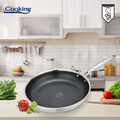 Tigaie, Titanium, Cooking by Heinner, 24x4.5 cm, inox, argintiu