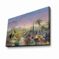 Tablou decorativ, FAMOUSART-060, Canvas, Dimensiune: 45 x 70 cm, Multicolor