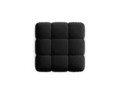 Taburet, Bellis, Micadoni Home, BL, 94x94x39 cm, catifea, negru