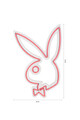 Decoratiune luminoasa LED, Playboy, Benzi flexibile de neon, DC 12 V, Roz