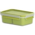 Caserola compartimentata, Tefal, Clip&Go, 1 L, plastic, verde