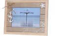 Rama foto Anchor, 26x1.5x21 cm, lemn, natur/alb