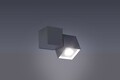 Lampa de tavan Lampex, Kraft 1 Black, GU10, 40W