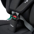 Scaun auto cu isofix U-grow, 52.3x45.3x69 cm, poliester, negru