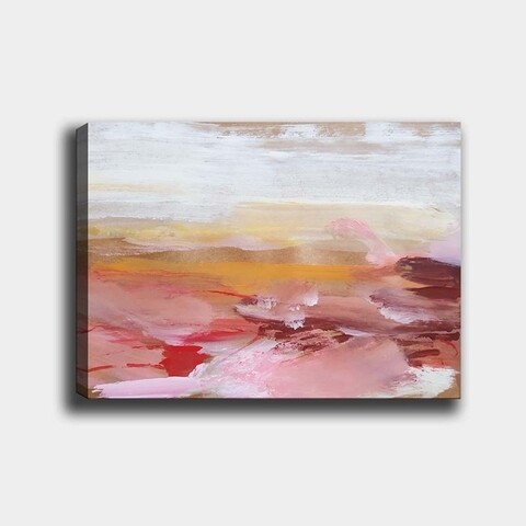 Tablou decorativ Abstract Dawn, Tablo center, 70x100 cm, canvas, multicolor