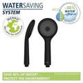 Para de dus Water Saving II, Wenko, 9.5 cm, ABS, negru