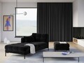 Sezlong living stanga 1 loc, Mamaia, Micadoni Home, BL, 185x102x75 cm, catifea, negru