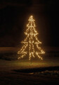 Decoratiune luminoasa de exterior Tree metal light-up, Lumineo, H200 cm, 420 LED-uri, lumina calda