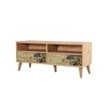 Set mobilier living 2 piese, comoda si comoda TV, Motto 2-727, Vella, atlantic pine