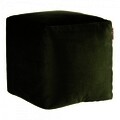 Taburet Gift Decor, Pouffe, 30 x 30 x 30 cm, poliester/polistiren, verde