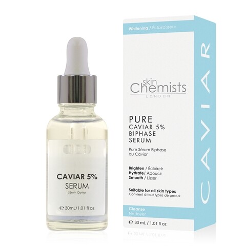 Ser bifazic pentru ten, SkinChemists, Pure Caviar 5% Biphase Serum, 30 ml