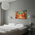 Tablou decorativ, 70100FAMOUSART-041, Canvas, 70 x 100 cm, Multicolor