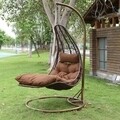 Leagan interior/exterior, Chill, 80 x 105 x 195 cm, maro