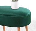 Taburet, Fluffe, 209FLF1203, Catifea, Verde