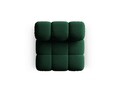 Modul canapea 1 loc fara cotiere, Bellis, Micadoni Home, BL, 94x94x63 cm, catifea, verde bottle