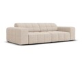 Canapea 3 locuri, Jennifer-140, Micadoni Home, 204x102x70 cm, tesatura chenille din poliester, bej