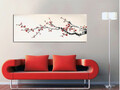 Tablou decorativ, PC041, Canvas, 30 x 80 cm, Multicolor