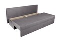 Canapea extensibila Alfi Grey 192x80x77 cm cu lada de depozitare, Magnolia