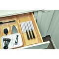 Organizator de cutite pentru sertar Crisp, iDesign, 41.5x16x5 cm