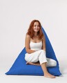 Fotoliu puf, Bean Bag Ferndale, Pyramid Bed, 145 cm, poliester impermeabil, albastru