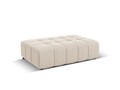 Taburet, Jennifer-51, Micadoni Home, 102x80x40 cm, catifea, bej deschis