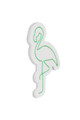 Decoratiune luminoasa LED, Flamingo, Benzi flexibile de neon, DC 12 V, Verde