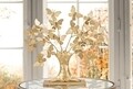 Decoratiune Tree Glam, Mauro Ferretti, 31 x 8 x 30 cm, fier, auriu