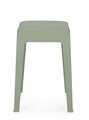 Scaun Bunny, Bizzotto, 33x33x47 cm, piele ecologica/polipropilena, verde sage