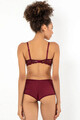 Set lenjerie intima sutien si chiloti, 999MRE1604 - 90, Miorre, 90% poliamida/10% elastan, Rosu claret