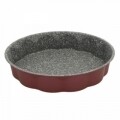 Forma pentru prajituri Sweet Cherry, Tognana, 26 cm, otel carbon, visiniu/gri