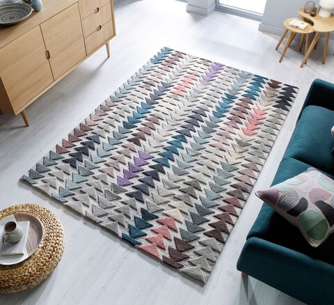 Covor Archer Multi, Flair Rugs, 120x170 cm, lana, multicolor