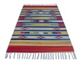 Covor Kilim, Country 17, Baketo, 100% bumbac, lucrat manual, 60x90 cm