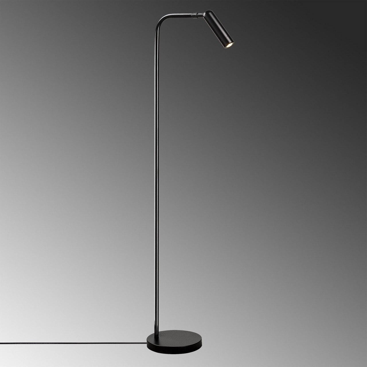 Lampadar, Ugur - 6051, Opviq, 22 x 22 x 120 cm, LED, 1W 2700 K, negru - 1 | YEO