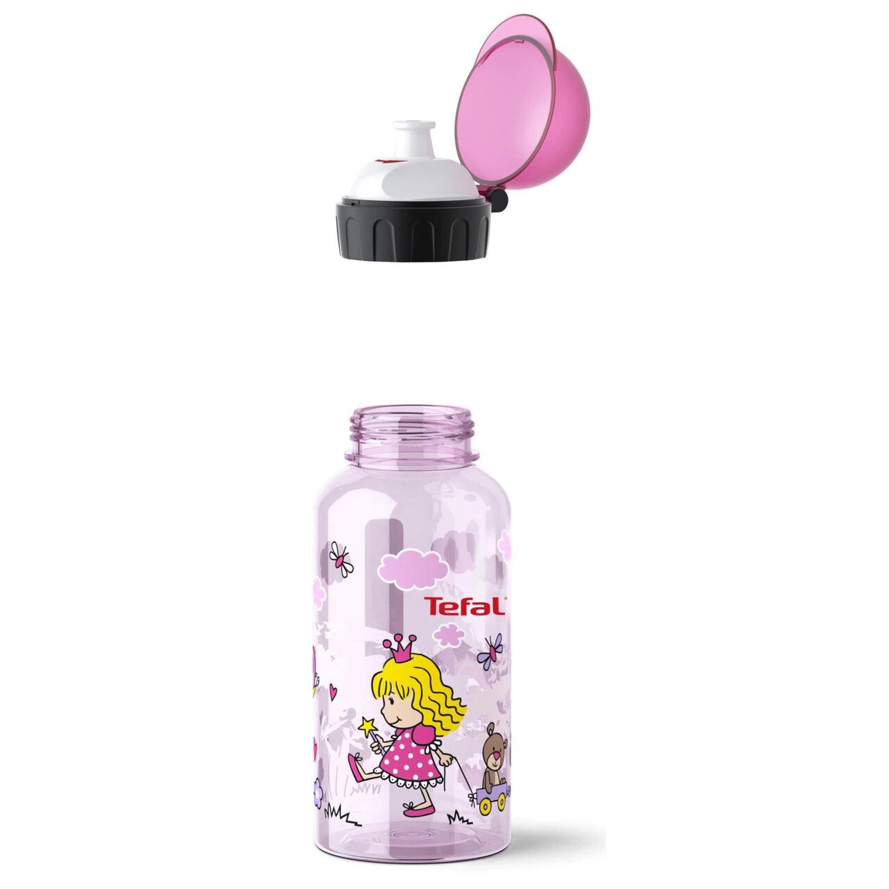 Sticla apa pentru copii, Tefal, Tritan, Princess, 0.4 L, plastic - 1 | YEO