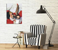 Tablou decorativ, DC099, Canvas, 30 x 40 cm, Multicolor