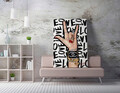 Tablou decorativ, WY204 (70 x 100), 50% bumbac / 50% poliester, Canvas imprimat, Multicolor