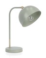 Lampa de masa Glasgow, Bizzotto, 32.5x20x41 cm, 1 x E27, 25W, otel, verde sage