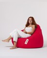 Fotoliu puf, Bean Bag, Ferndale Premium XXL, 115 x 130 cm, poliester impermeabil, rosu