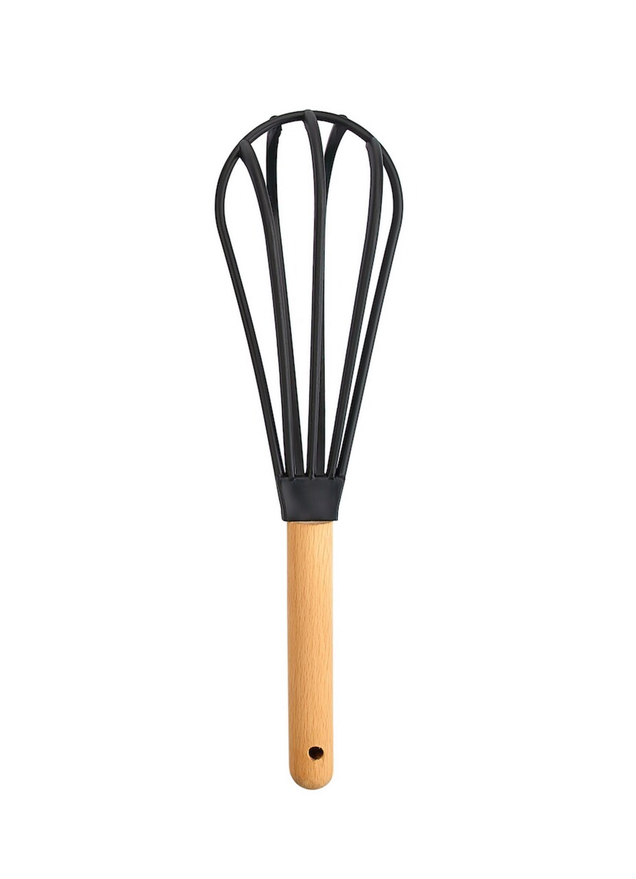 Spatula, Plasberg, 619PLS1256, Plastic, Lemn/Negru