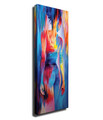 Tablou decorativ, PC187, Canvas, Lemn, Multicolor