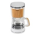 Cafetiera Heinner, 900 W, 1.25 L, alb/maro