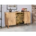 Set mobilier living 3 piese, comoda, comoda tv si masuta, Motto 729, Vella, atlantic pine