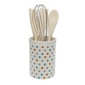 Suport pentru ustensile de bucatarie Springdots, Versa, 10 x 15 cm, ceramica