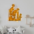 Decoratiune de luminoasa XMASGOLD-018, Tanelorn, 39x86 cm, metal, auriu