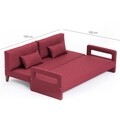 Canapea extensibila Comfort Sofa, Balcab Home, visiniu