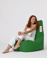 Fotoliu puf, Bean Bag Ferndale, Diamond, 60 x 90 cm, poliester impermeabil, verde