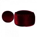 Taburet Gift Decor, Pouffe, Ø60 x 35 cm, poliester/polistiren, rosu inchis (marron)