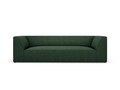 Canapea 3 locuri, Ruby, Micadoni Home, BL, 232x93x69 cm, poliester, verde