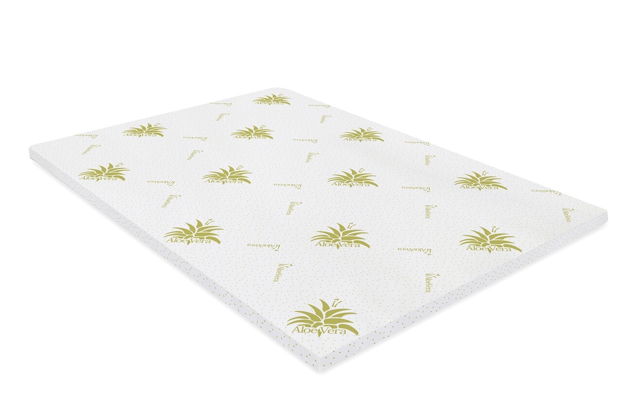 Topper saltea Green Future Aloe Vera Free Air Memory 140x200 cm - 1 | YEO